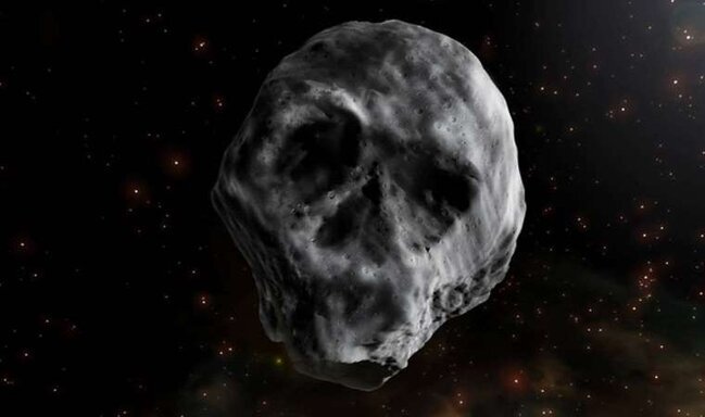 Kəlləyə bənzər asteroid aşkarlandı