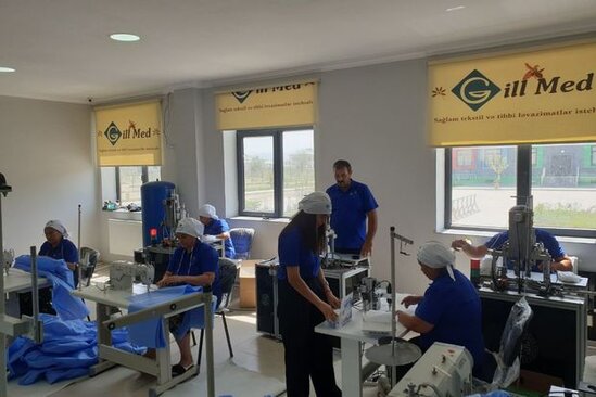 Zəngilandakı tikiş fabrikində 12 kənd sakini işlə təmin edilib - FOTO