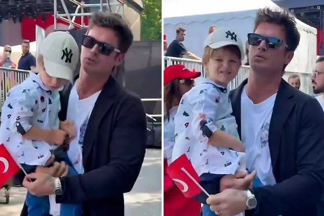 Kıvanç Tatlıtuğun oğlunu görənlər təəccüblərini gizlədə bilmədilər - FOTO