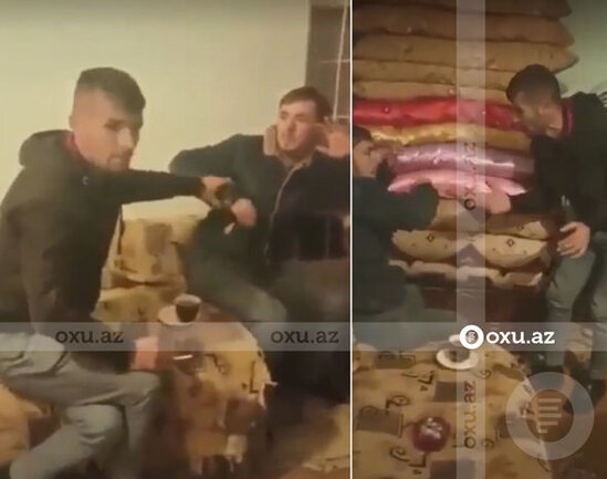 Azərbaycanda kişi arvadını başqası ilə tutdu - VİDEO