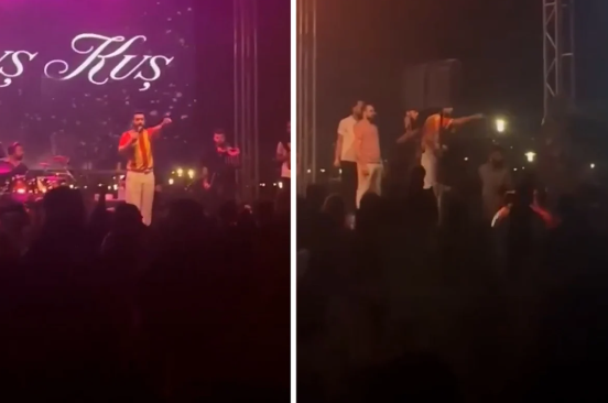 Məşhur müğənni konsertdə səhnəni tərk etdi, dava düşdü - VİDEO