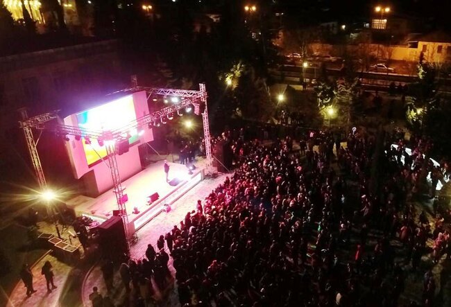 Yevlaxda möhtəşəm konsert - FOTOLAR