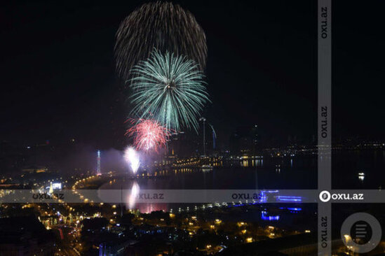 Dənizkənarı Milli Parkda Zəfər Günü münasibətilə atəşfəşanlıq keçirilir
