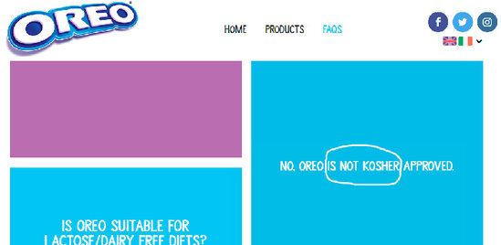 OREO peçenyeləri halal və kaşar deyil - RƏSMİ