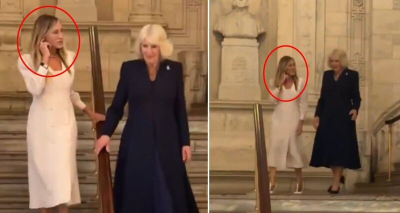 Kraliçənin yanında etdiyi hərəkət maraq doğurdu