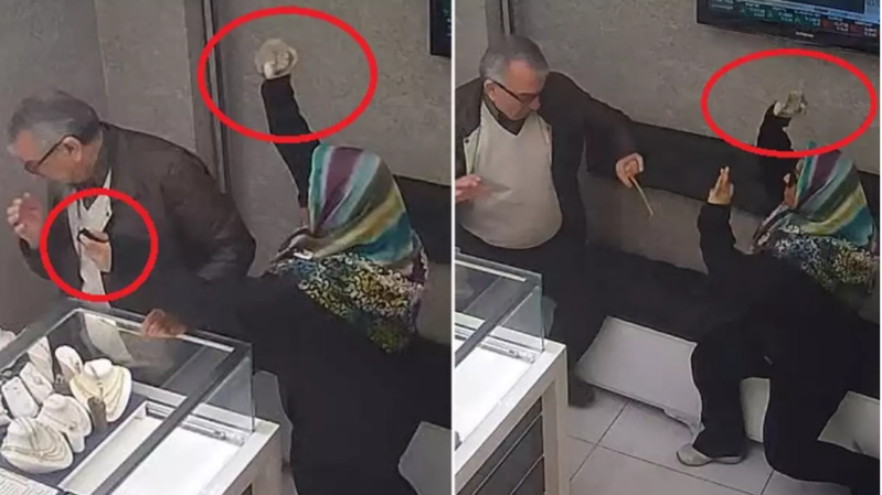 Bankir qadın zərgərlik mağazasını görün hansı səbəbdən soyub