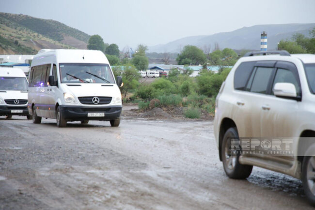 Bu gün daha 22 ailə Laçın rayonuna köçürülüb - FOTO