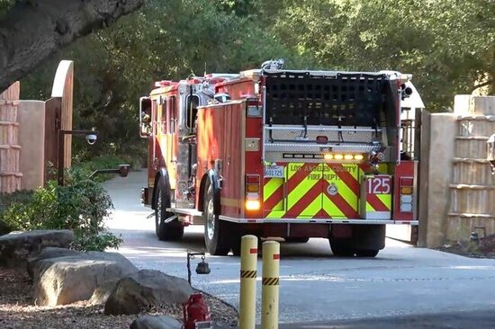 Uill Smitin 42 milyonluq malikanəsində yanğın - FOTOLAR