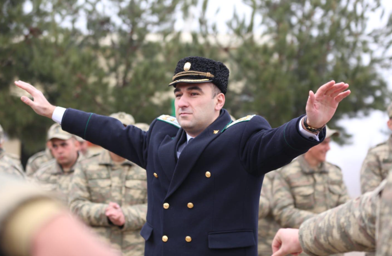 Hərbi Prokurorluq işçiləri Müdafiə Nazirliyinin yüksəkrütbəli vəzifəli şəxsləri ilə birgə Novruz bayramı ərəfəsində hərbi hissələrdə olublar