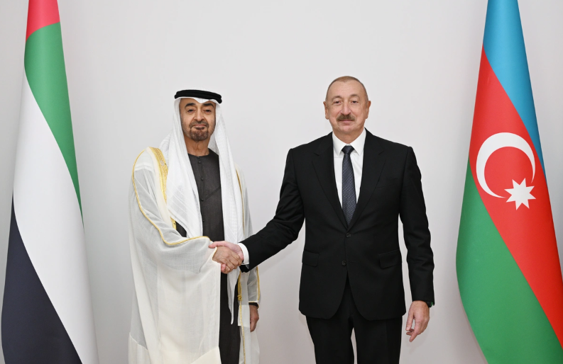 BƏƏ prezidentinin Şuşada rəsmi qarşılanma mərasimi olub