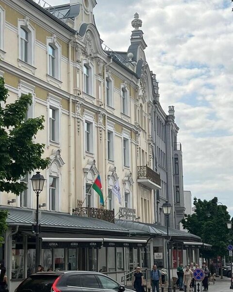 Mehriban Əliyeva Litvadan paylaşım etdi - FOTOLAR