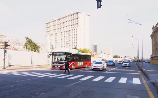 Bakının mərkəzi küçəsində yenilik - VİDEO