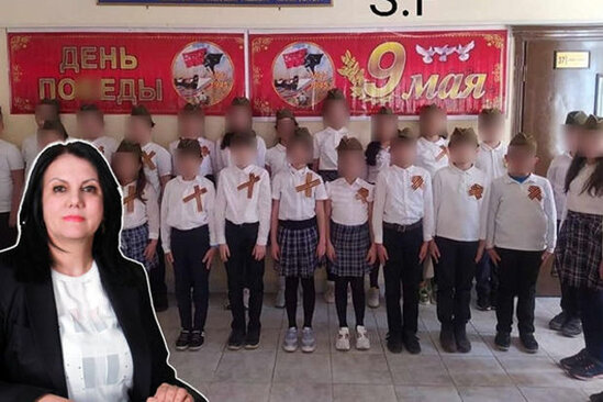 Bakıda şagirdlərin yaxasına "Georgi lenti" taxıb tədbir keçirdilər - RƏSMİ AÇIQLAMA