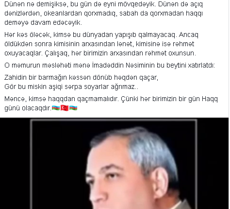 Mübariz Mənsimov Azərbaycan hakimiyyətinə meydan oxudu: "…üzərimə topla gəlsəniz..."