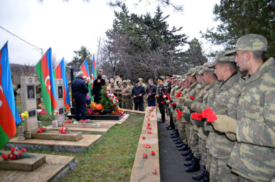Milli Qəhrəman Çingiz Qurbanovun ad günü qeyd edilib - FOTO