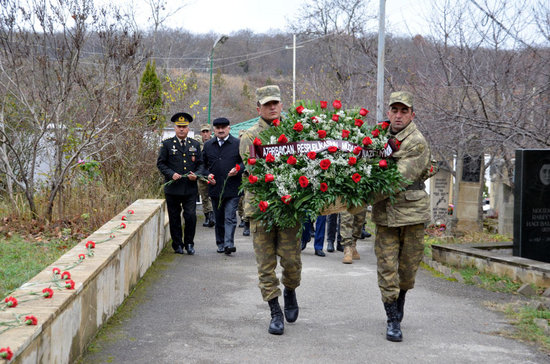 Milli Qəhrəman Çingiz Qurbanovun ad günü qeyd edilib - FOTO