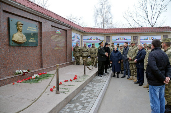 Milli Qəhrəman Çingiz Qurbanovun ad günü qeyd edilib - FOTO