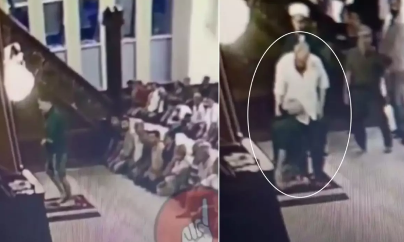 Bu hərəkətlərinə görə məsciddən qovuldu - VİDEO