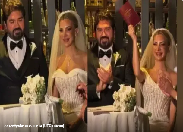 Məşhur televiziya şərhçisi səssiz-sədasız evləndi: Yoldaşı 20 yaş kiçikdir