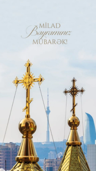 Alyona Əliyeva Milad bayramı ilə bağlı paylaşım edib