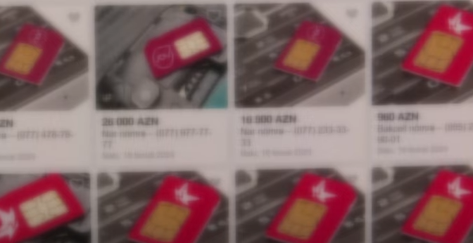 Fantastik qiymətə möbil nömrələr satılır - VİDEO