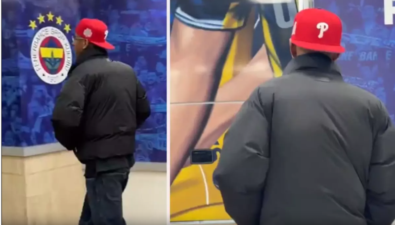 Talişka Beşiktaş oyununu tribunadan izlədi, Fənərbaxça azarkeşlərinin rəğbətini qazandı - VİDEO