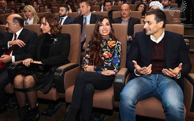 Arzu Əliyeva həyat yoldaşı ilə birgə təqdimatda - Fotolar