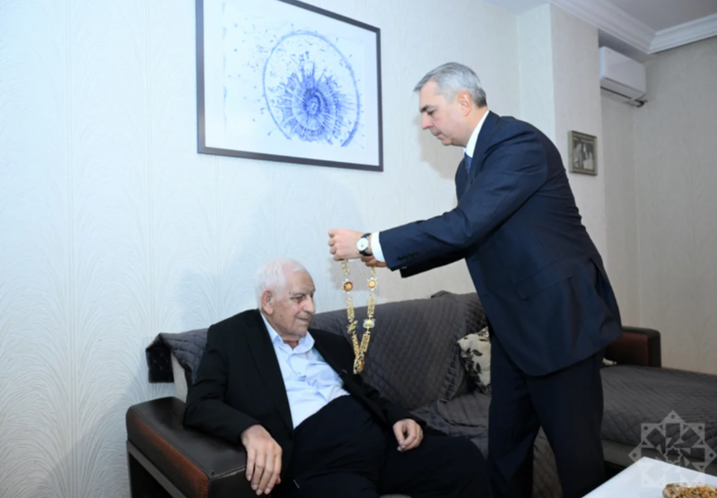 Nəriman Həsənzadəyə "Heydər Əliyev" ordeni təqdim edildi