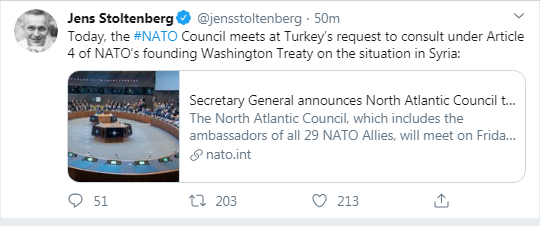 İdlibdəki hücumdan sonra NATO-da təcili İCLAS