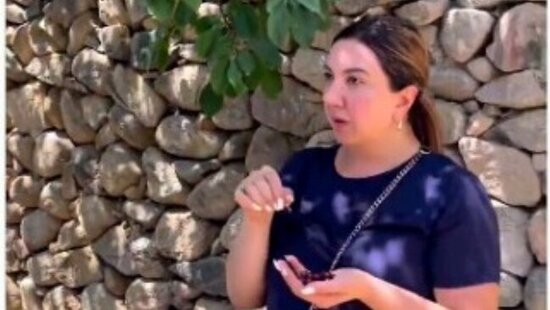 Nazilə Səfərli Əbülfəz Elçibəyin evində - VİDEO