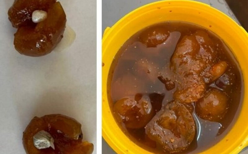 Əncir mürəbbəsinin içərisində narkotik keçirilməsinin qarşısı alındı