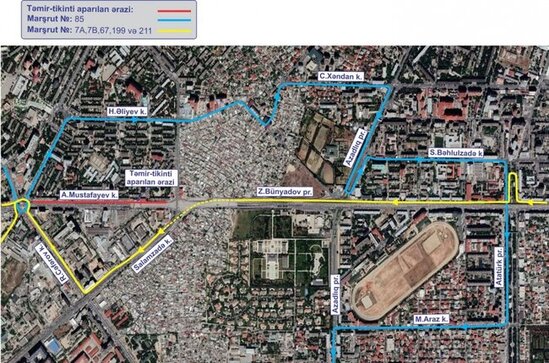 Sabahdan bu marşrutların hərəkət cədvəli dəyişdiriləcək - SİYAHI