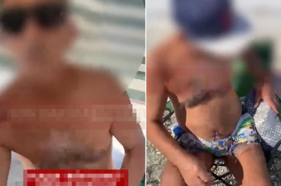 Sahildə gənc qızın fotosunu çəkən kişi tutulanda görün nə dedi - VİDEO - VİDEO