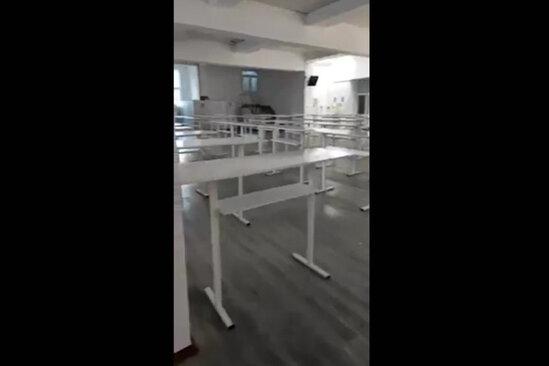 Odlar Yurdu Universitetindən stolların yığışdırılması ilə bağlı - AÇIQLAMA