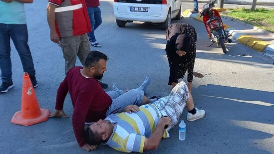 Başına qəza gəlsə də, işə getmək istədi - FOTO