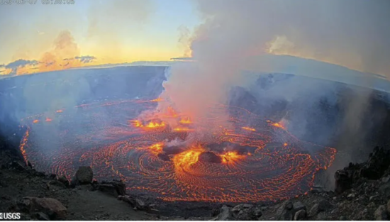 Kilauea vulkanı yenidən püskürdü