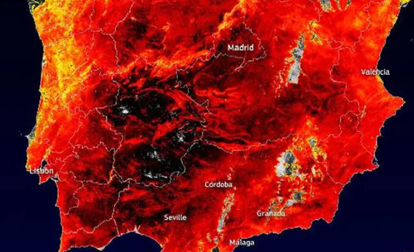 İspaniyada temperatur 43 dərəcəyə çatdı