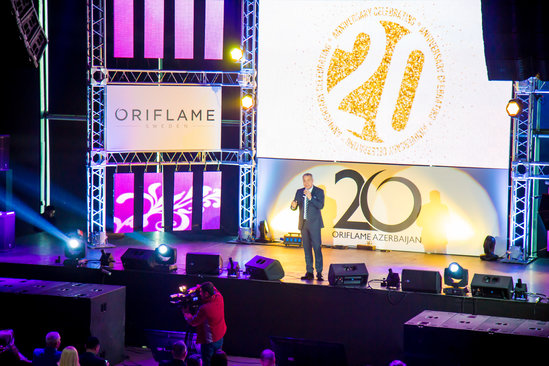 Oriflame şirkəti Azərbaycandakı fəaliyyətinin 20 illik yubileyini qeyd edib - FOTOLAR