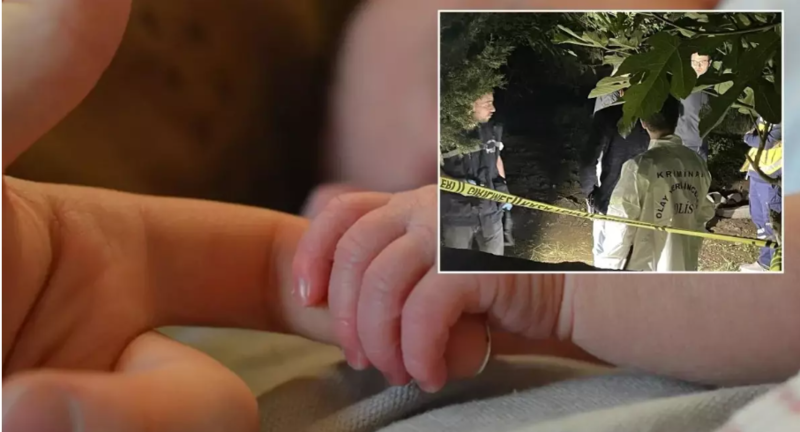 Məscidin həyətində gül əkən uşaqlar basdırılmış körpə meyiti tapdılar