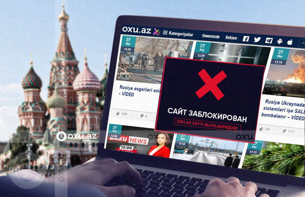 Oxu.Az saytına Rusiya ərazisində blok qoyuldu