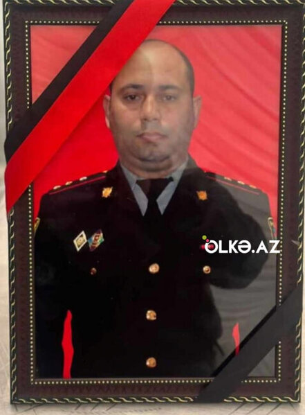 Bakıda polis zabiti vəfat etdi - FOTO