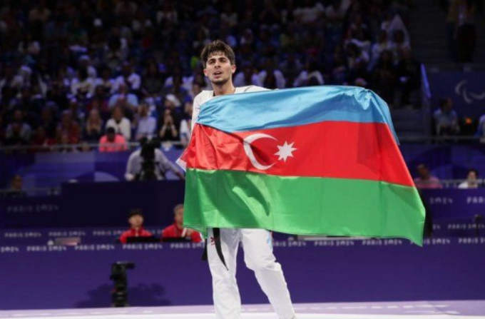 Paris-2024: Azərbaycan parataekvondoçusu bürünc medal qazanıb