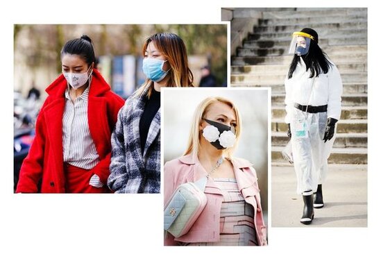 Koronavirus üçün maskalar dəbli aksesuara çevrilib - FOTO