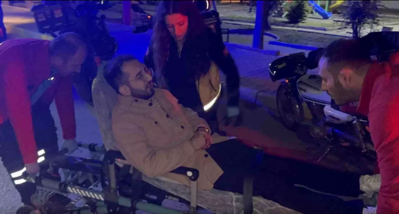 Parkda oturan gənc naməlum şəxs tərəfindən bıçaqlanıb - VİDEO