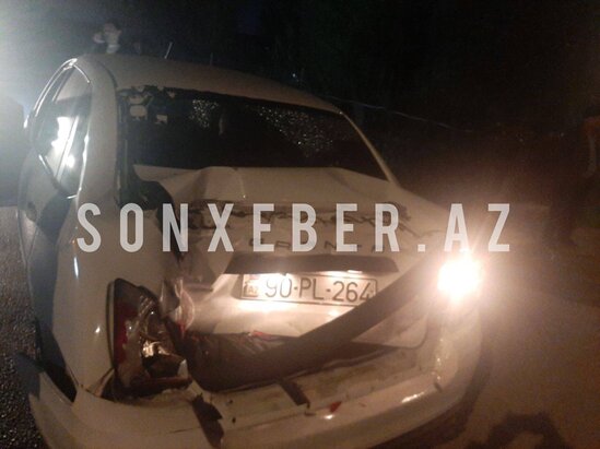 Binəqədi-Xırdalan yolunda zəncirvari QƏZA - FOTOLAR