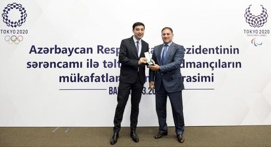 Füzuli Musayevə "Tərəqqi" medalı təqdim olundu - FOTO/VİDEO