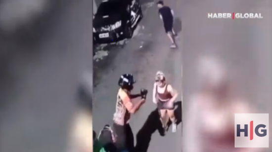 Oğurluq zamanı sevglisini tək qoyub qaçdı - VİDEO