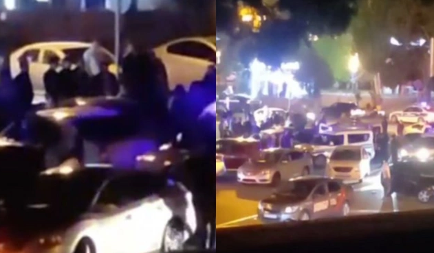 Bakıda gecə saatlarında baş verən qəza tıxaca səbəb oldu