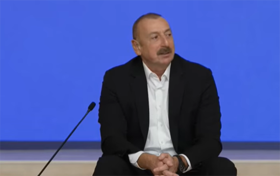 Prezident Polad Həşimovun qızı ilə danışarkən kədərləndi - VİDEO