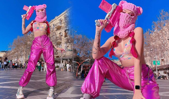 Polisdən "Tarqovı"da poza verən modelə xəbərdarlıq